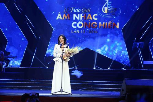 Ca sĩ Mỹ Tâm nhận giải đề cử Ca sĩ của năm. Ảnh: Thành Đạt – TTXVN Ca sĩ Mỹ Tâm nhận giải đề cử Ca sĩ của năm. Ảnh: Thành Đạt – TTXVN