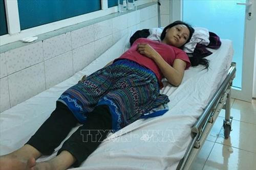 Chị Lý Thị Khu (20 tuổi, đang mang thai thai 18 tuần) bị ngộ độc Nấm đang được điều trị ở Bệnh viện Đa khoa tỉnh Lai Châu. Ảnh: TTXVN phát Chị Lý Thị Khu (20 tuổi, đang mang thai thai 18 tuần) bị ngộ độc Nấm đang được điều trị ở Bệnh viện Đa khoa tỉnh Lai Châu. Ảnh: TTXVN phát