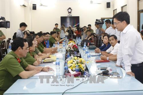 Ông Nguyễn Mạnh Cường, Bí thư Quận ủy quận Thủ Đức phát biểu tại lễ tuyên dương. Ảnh: Hoàng Hải-TTXVN