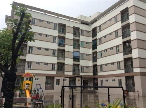 Căn hộ thuộc dự án nhà ở xã hội do Công ty cổ phần Đầu tư phát triển nhà HUD 2. Ảnh: Thu Hằng - TTXVN