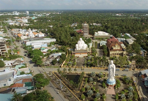Không gian chùa Vĩnh Tràng nhìn từ trên cao Ảnh: An Hiếu - TTXVN Không gian chùa Vĩnh Tràng nhìn từ trên cao Ảnh: An Hiếu - TTXVN
