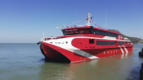 Toàn cảnh tàu cao tốc Côn Đảo Express 36. Nguồn: baobariavungtau.com.vn