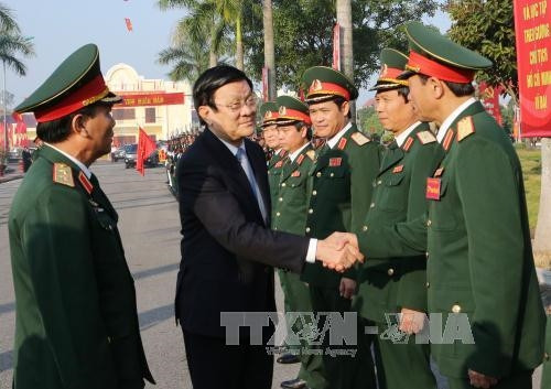 Trao Huân chương Quân công hạng Nhất cho LLVT Quân khu 3 ảnh 2