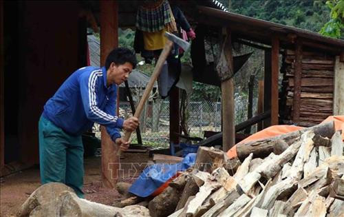 Cuộc sống của người dân ở bản Na Ư (xã Na Ư, huyện Điện Biên, tỉnh Điện Biên) đã ổn định và ngày càng ấm no hơn. Ảnh: Xuân Tiến - TTXVN