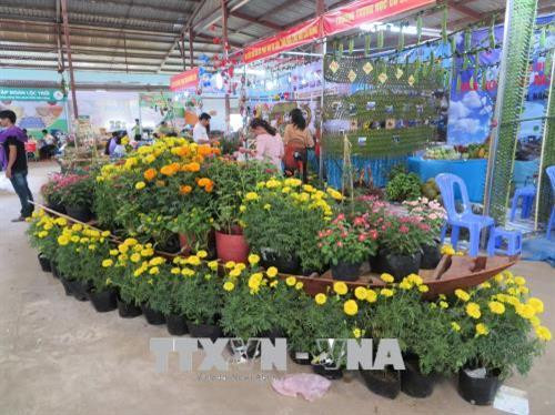 Trưng bày các sản phẩm du lịch, đặc sản địa phương tại ngày hội. Ảnh: Ánh Tuyết - TTXVN Trưng bày các sản phẩm du lịch, đặc sản địa phương tại ngày hội. Ảnh: Ánh Tuyết - TTXVN