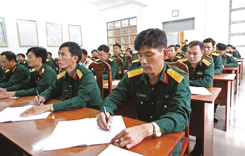 Một buổi học của các học viên Học viện Lục quân Đà Lạt