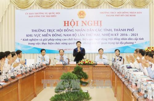 Chủ tịch Quốc hội Nguyễn Thị Kim Ngân dự hội nghị. Ảnh: Trọng Đức - TTXVN Chủ tịch Quốc hội Nguyễn Thị Kim Ngân dự hội nghị. Ảnh: Trọng Đức - TTXVN