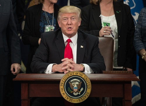 Tân Tổng thống Mỹ Donald Trump. AFP/TTXVN