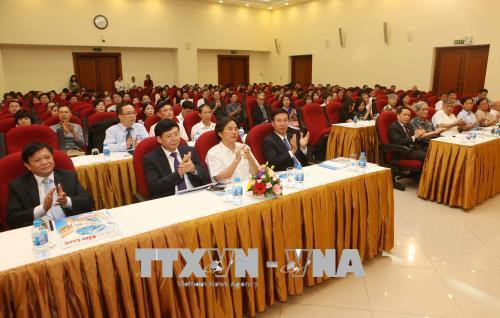 Trưởng Ban Tuyên giáo Trung ương Võ Văn Thưởng và các đại biểu dự lễ kỷ niệm. Ảnh: Doãn Tấn - TTXVN Trưởng Ban Tuyên giáo Trung ương Võ Văn Thưởng và các đại biểu dự lễ kỷ niệm. Ảnh: Doãn Tấn - TTXVN