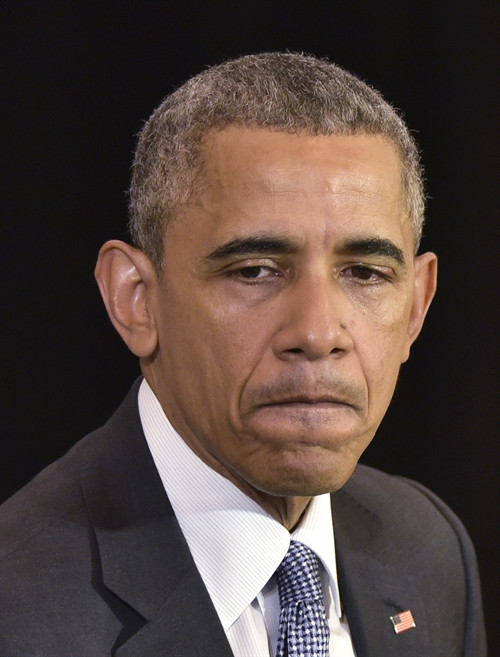 Trong ảnh (tư liệu): Tổng thống Mỹ Barack Obama trong cuộc thảo luận về Tòa án tối cao và hệ thống tư pháp quốc gia ở Trường Đại học Luật Chicago ở Chicago ngày 7/4. AFP/ TTXVN