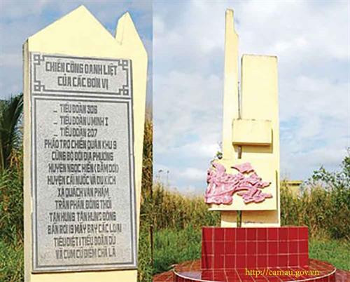 Địa điểm trận Chiến thắng Chà Là (huyện Đầm Dơi). Nguồn camau.gov.vn Địa điểm trận Chiến thắng Chà Là (huyện Đầm Dơi). Nguồn camau.gov.vn