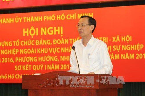Phó Chủ tịch Thường trực UBND thành phố Lê Thanh Liêm phát biểu tại Hội nghị. Ảnh: Thanh Vũ – TTXVN Phó Chủ tịch Thường trực UBND thành phố Lê Thanh Liêm phát biểu tại Hội nghị. Ảnh: Thanh Vũ – TTXVN