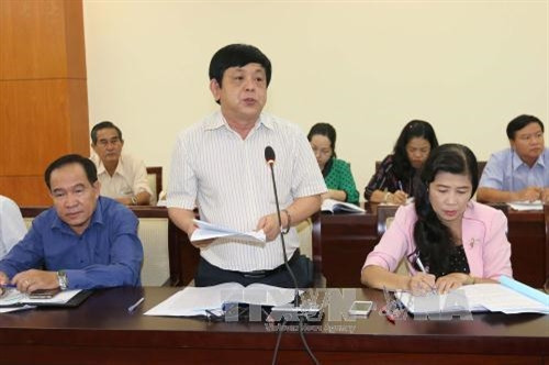 Các đại biểu tham gia thảo luận tại Hội nghị. Ảnh: Thanh Vũ – TTXVN Các đại biểu tham gia thảo luận tại Hội nghị. Ảnh: Thanh Vũ – TTXVN