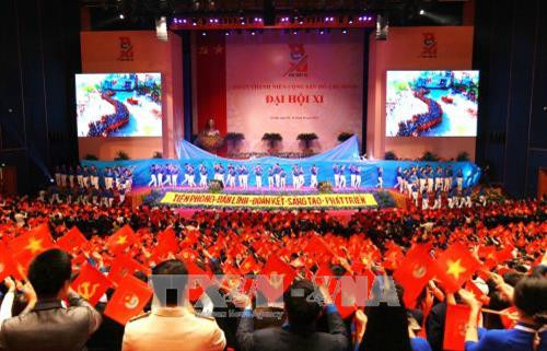 Chương trình nghệ thuật chào mừng Đại hội. Ảnh: TTXVN Chương trình nghệ thuật chào mừng Đại hội. Ảnh: TTXVN