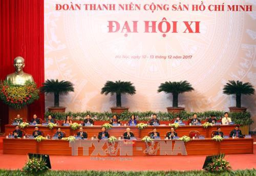 Đoàn Chủ tịch Đại hội. Ảnh: TTXVN Đoàn Chủ tịch Đại hội. Ảnh: TTXVN