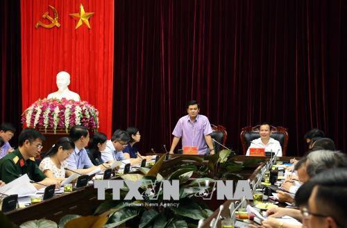 Quang cảnh buổi làm việc. Ảnh: Phan Tuấn Anh - TTXVN Quang cảnh buổi làm việc. Ảnh: Phan Tuấn Anh - TTXVN