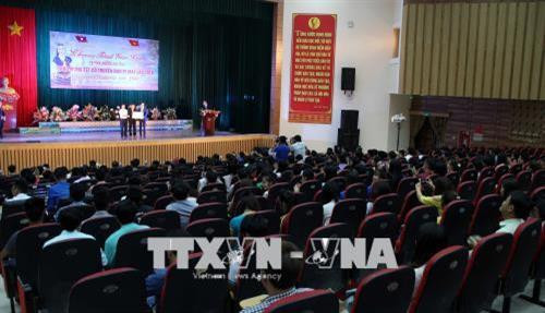 Năm học 2018 - 2019, trường Đại học Tây Bắc có 602 lưu học sinh Lào; trong đó có 589 sinh viên hệ đại học và dự bị đại học, 13 học viên hệ cao học. Ảnh: Diệp Anh – TTXVN Năm học 2018 - 2019, trường Đại học Tây Bắc có 602 lưu học sinh Lào; trong đó có 589 sinh viên hệ đại học và dự bị đại học, 13 học viên hệ cao học. Ảnh: Diệp Anh – TTXVN