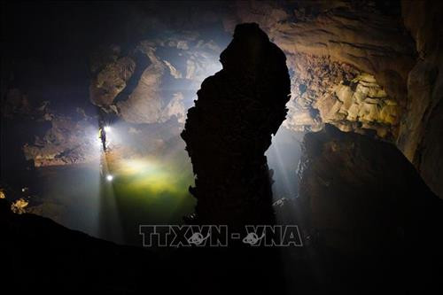 Sơn Đoòng đẹp ma mị, quyến rũ. Ảnh: TTXVN Sơn Đoòng đẹp ma mị, quyến rũ. Ảnh: TTXVN