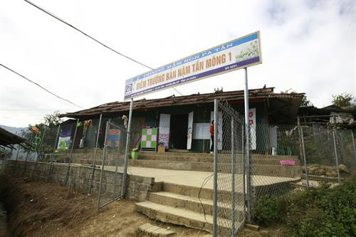 Điểm trường bản Nậm Tần Mông 1 của trường mầm non xã Pa Tần