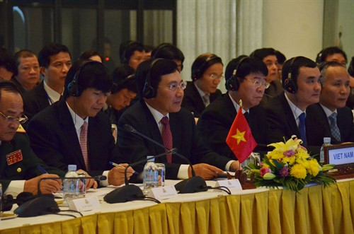 Đoàn đại biểu Việt Nam tại kỳ họp. Ảnh: Phan Minh Hưng, P/v TTXVN tại Campuchia.