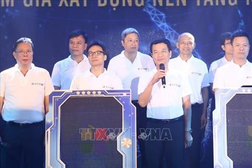 Bộ trưởng Bộ Thông tin và Truyền thông Nguyễn Mạnh Hùng phát biểu. Ảnh: Minh Quyết - TTXVN Bộ trưởng Bộ Thông tin và Truyền thông Nguyễn Mạnh Hùng phát biểu. Ảnh: Minh Quyết - TTXVN