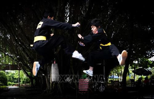 Môn sinh võ Gò Công thực hiện bài Câu liêm. Ảnh: Nam Thái – TTXVN Võ sinh thực hiện bài quyền với mái chèo. Ảnh: Nam Thái – TTXVN Môn sinh võ Gò Công thực hiện bài đối kháng đôi. Ảnh: Nam Thái – TTXVN Môn sinh võ Gò Công thực hiện bài roi đối kháng. Ảnh: Nam Thái – TTXVN Môn sinh võ Gò Công thực hiện bài Câu liêm. Ảnh: Nam Thái – TTXVN Võ sinh thực hiện bài quyền với mái chèo. Ảnh: Nam Thái – TTXVN Môn sinh võ Gò Công thực hiện bài đối kháng đôi. Ảnh: Nam Thái – TTXVN Môn sinh võ Gò Công thực hiện bài roi đối kháng. Ảnh: Nam Thái – TTXVN