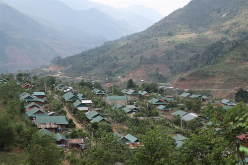 Toàn cảnh bản Sì Thầu Chải. Toàn cảnh bản Sì Thầu Chải.