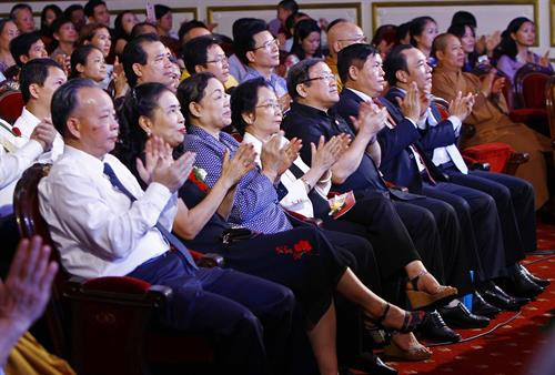 Các đại biểu tham dự trại chương trình. Ảnh: An Đăng - TTXVN Các đại biểu tham dự trại chương trình. Ảnh: An Đăng - TTXVN