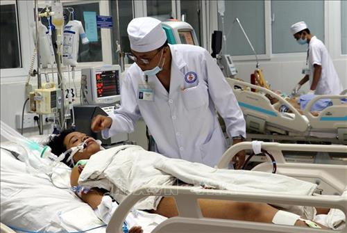 Bệnh nhân Trần Thị Ánh Đào đã tỉnh táo trở lại, chuẩn bị được tháo máy thở và ngưng điều trị bằng máy ECMO. Ảnh: Trung Hiếu-TTXVN Bệnh nhân Trần Thị Ánh Đào đã tỉnh táo trở lại, chuẩn bị được tháo máy thở và ngưng điều trị bằng máy ECMO. Ảnh: Trung Hiếu-TTXVN