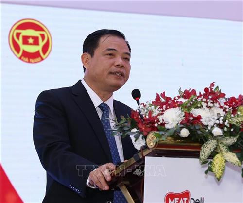 Bộ trưởng Bộ Nông nghiệp & Phát triển nông thôn Nguyễn Xuân Cường phát biểu tại lễ khánh thành. Ảnh: Vũ Sinh - TTXVN Bộ trưởng Bộ Nông nghiệp & Phát triển nông thôn Nguyễn Xuân Cường phát biểu tại lễ khánh thành. Ảnh: Vũ Sinh - TTXVN