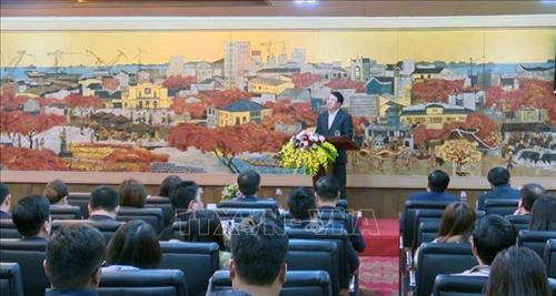 Hải Phòng họp với doanh nghiệp Trung Quốc về phòng chống dịch viêm đường hô hấp cấp do chủng mới của virus Corona. Ảnh: Hoàng Ngọc-TTXVN Hải Phòng họp với doanh nghiệp Trung Quốc về phòng chống dịch viêm đường hô hấp cấp do chủng mới của virus Corona. Ảnh: Hoàng Ngọc-TTXVN