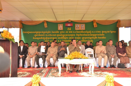 Các đại biểu dự lễ