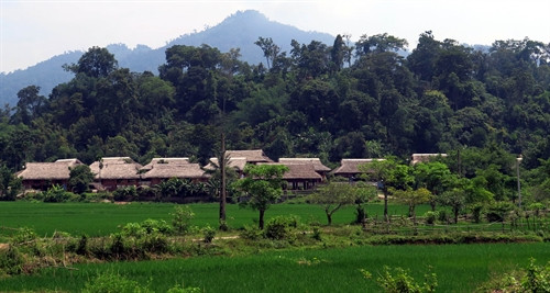 Làng văn hóa thôn Tân Lập.