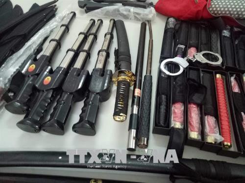 Tang vật vụ án. Ảnh: Thành Chung – TTXVN