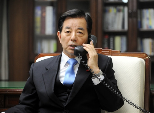 Bộ trưởng Quốc phòng Hàn Quốc Han Min-koo. Ảnh: Yonhap/TTXVN