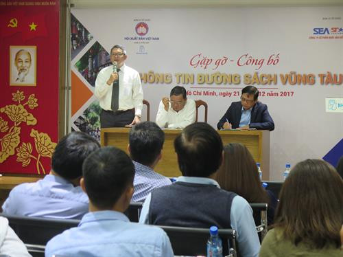 Quang cảnh buổi gặp gỡ, Công bố thông tin Đường sách Vũng Tàu