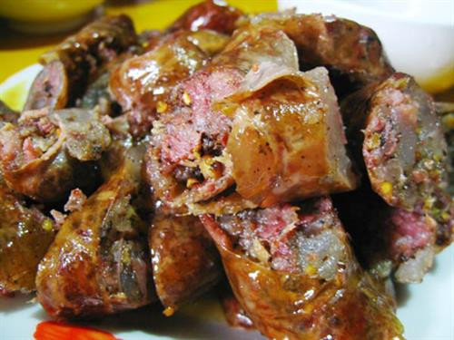 Lạp sườn hun khói có vị thơm rất riêng