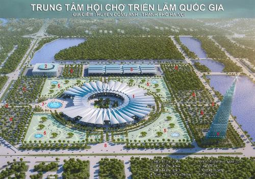 Phương án quy hoạch kiến trúc Trung tâm Hội chợ Triển lãm Quốc gia Phương án quy hoạch kiến trúc Trung tâm Hội chợ Triển lãm Quốc gia