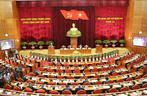 Toàn cảnh khai mạc Hội nghị lần thứ 12 Ban Chấp hành Trung ương Đảng Cộng sản Việt Nam khóa XI. Ảnh: Trí Dũng –TTXVN Toàn cảnh khai mạc Hội nghị lần thứ 12 Ban Chấp hành Trung ương Đảng Cộng sản Việt Nam khóa XI. Ảnh: Trí Dũng –TTXVN