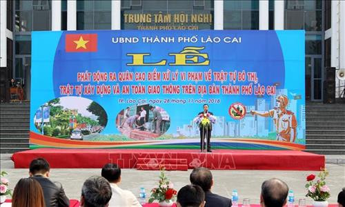 Quang cảnh Lễ phát động. Ảnh: Quốc Khánh – TTXVN