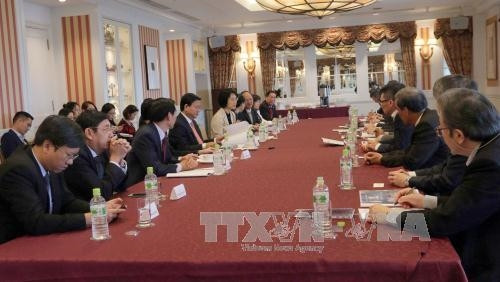 Quang cảnh buổi làm việc. Ảnh: Tiến Lực – TTXVN Quang cảnh buổi làm việc. Ảnh: Tiến Lực – TTXVN