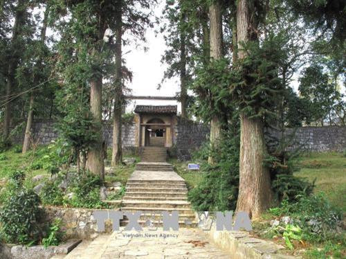 Một góc Khu di tích nhà Vương. Ảnh: Minh Tâm-TTXVN Một góc Khu di tích nhà Vương. Ảnh: Minh Tâm-TTXVN