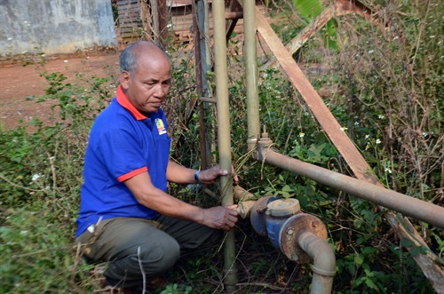 Một số hạng mục đã hư hỏng, ngưng hoạt động.