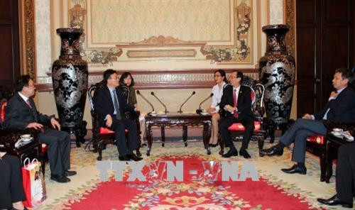 Quang cảnh buổi tiếp. Ảnh: Xuân Khu