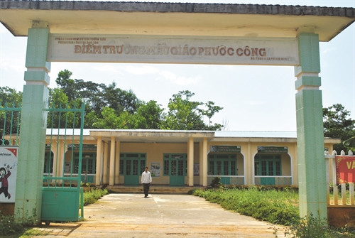 Điểm Trường Mẫu giáo Phước Công đáp ứng việc học của con em đồng bào Bh'noong trong xã Điểm Trường Mẫu giáo Phước Công đáp ứng việc học của con em đồng bào Bh'noong trong xã