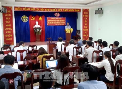 Hội thảo tổng kết công tác điều tra thí điểm của Tổng điều tra Dân số và Nhà ở năm 2019. Ảnh: Kim Há - TTXVN Hội thảo tổng kết công tác điều tra thí điểm của Tổng điều tra Dân số và Nhà ở năm 2019. Ảnh: Kim Há - TTXVN