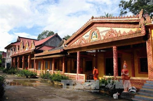 Một góc chùa Sa La Pô Thi, Phường 2, thị xã Vĩnh Châu, tỉnh Sóc Trăng. Ảnh: An Hiếu – TTXVN Một góc chùa Sa La Pô Thi, Phường 2, thị xã Vĩnh Châu, tỉnh Sóc Trăng. Ảnh: An Hiếu – TTXVN