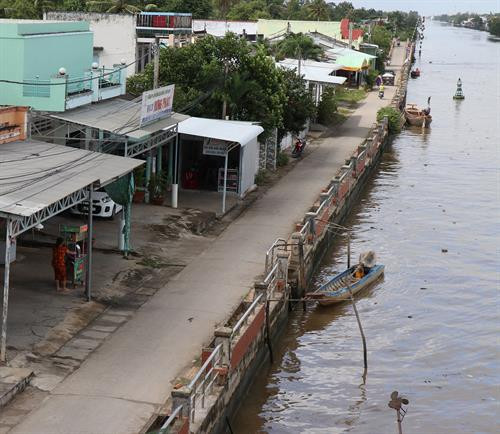 Dự án bờ kè chống sạt lở khu dân cư thị trấn Hòa Bình (huyện Hòa Bình, tỉnh Bạc Liêu)