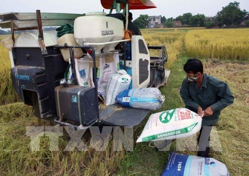 Hà Nội đã phê duyệt Đề án phát triển cơ giới hóa nông nghiệp thành phố đến năm 2016 và định hướng đến năm 2020. Ảnh minh họa: Vũ Sinh – TTXVN