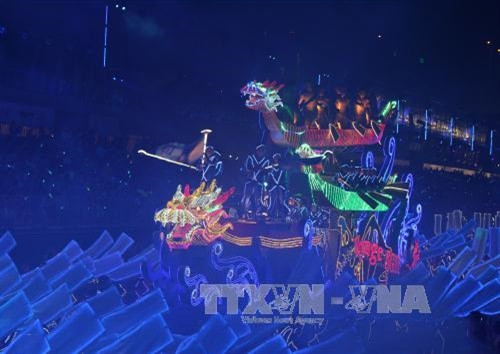 Đoàn diễu hành của phong trào Thanh niên thuộc Hiệp Hội nhân dân Singapore